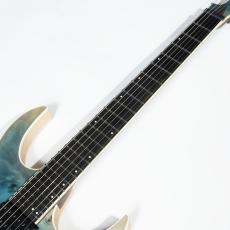 Skervesen Guitars Raptor 6 Poplar Burl Aqua Blue Burst MH 【3.33kg】_7