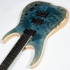 Skervesen Guitars Raptor 6 Poplar Burl Aqua Blue Burst MH 【3.33kg】_9