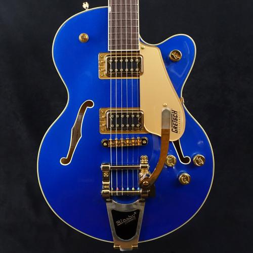 Gretsch G5655TG Electromatic Center Block Jr. Single-Cut with Bigsby and Gold Hardware Azure Metallic