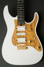 T's DST Pro 24 w/Spalted Maple PG -Steps White Mat / Burned Ash Back-_3