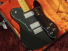 Fender American Vintage II 1975 Telecaster Deluxe Maple Fingerboard Black_3