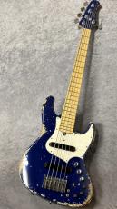 XOTiC XJ-1T 5st ALD/M "Lindy Fralin" - Indigo Blue MH Heavy Aged -【4.55kg】【#3630】_2