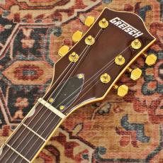 Gretsch Electromatic LTD Flame Okoume Broadkaster Jr. Single -Cut with Bigsby, Roundup Orange_8