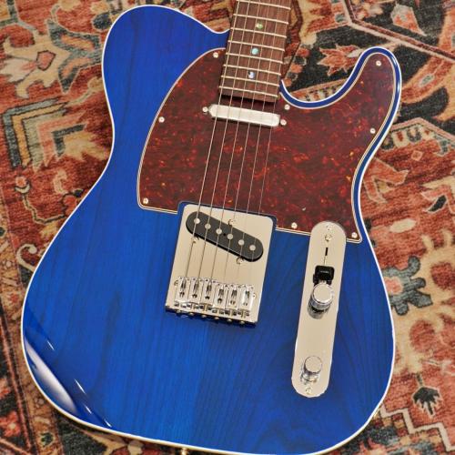 Fender Made in Japan Limited Active Modern Telecaster, Rosewood Fingerboard, Sapphire Blue Trans