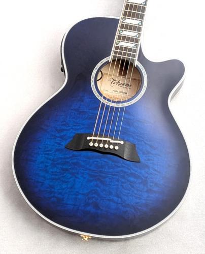 Takamine 【1本限定】CUSTOM TSP178AC Quilt Blue Burst【極杢AAAキルトメイプル】【薄胴エレアコ】【48回無金利】