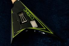 Edwards E-ALEXI GREENY -Black with Lime Green Pinstripe & Skull - #ED4811253_6