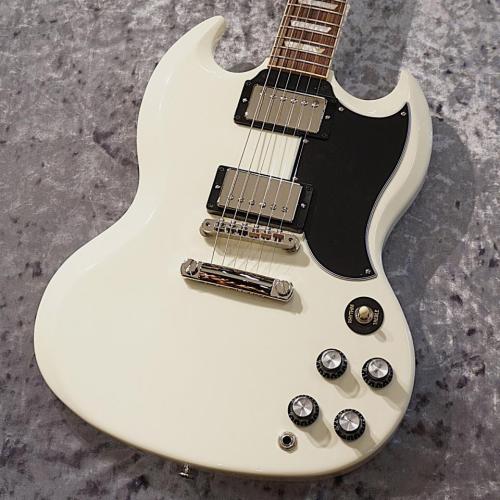 Gibson 【Custom Color Series】 SG Standard '61 Classic White #213560253 [3.02kg] [送料込]【G-CLUB TOKYO】Les Paul Studio Exclusive Sliver burst #224650190 [3.49kg] [送料込] 【G-CLUBTOKYO】