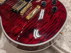 Gibson Custom Shop JPN Limited Run Les Paul Custom Figured w/Ebony Fingerboard Gloss Red Tiger s/n CS502425【4.52kg】_5