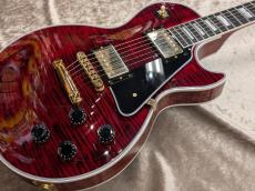 Gibson Custom Shop JPN Limited Run Les Paul Custom Figured w/Ebony Fingerboard Gloss Red Tiger s/n CS502425【4.52kg】_6
