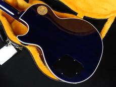 Gibson Les Paul Custom 7A Quilt Top Abalone Inlays Trans Blue Burst Gloss_9