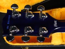 Gibson Les Paul Custom 7A Quilt Top Abalone Inlays Trans Blue Burst Gloss_11