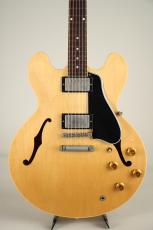 Gibson 1959 ES-335 Reissue Aged Vintage Natural Stinger Head Back 2019