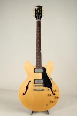 Gibson 1959 ES-335 Reissue Aged Vintage Natural Stinger Head Back 2019_2