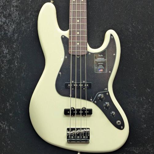 Fender 【半期の一度の決算セール!】American Professional II Jazz Bass -Olympic White/Rosewood- 【4.17kg】