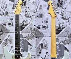 Fender Custom Shop Vintage Custom 1959 Stratocaster FLASH-COAT N.O.S. -Faded/Aged Sonic Blue-_6