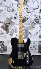 Fender Custom Shop MBS 1951 Loaded CuNiFe Telecaster Heavy Relic -Aged Black- by Andy Hicks 2022USED!!_2