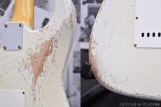 Fender Custom Shop MBS 1959 Stratocaster Relic -Olympic White- by Dennis Galuszka_10