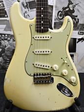 Fender Custom Shop MBS 1960 Stratocaster Journeyman Relic -Aged Olympic White with Grey Base Coat- by Vincent Van Trigt