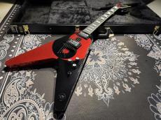 DEAN Dean USA Custom Shop Michael Schenker Flying V Yin Yang / Black & Red Sparkle_2