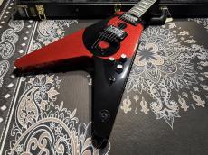 DEAN Dean USA Custom Shop Michael Schenker Flying V Yin Yang / Black & Red Sparkle_3