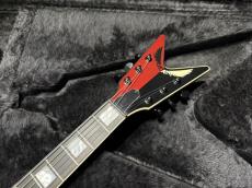DEAN Dean USA Custom Shop Michael Schenker Flying V Yin Yang / Black & Red Sparkle_5
