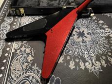 DEAN Dean USA Custom Shop Michael Schenker Flying V Yin Yang / Black & Red Sparkle_7