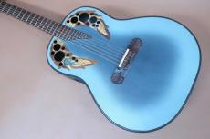 Ovation Super Adamas 1687-8 (Blue) /　Non Cutaway・Fibronic Soundboard・Adamas Epaulet・Carbon Graphite Top・Deep Bowl Lyrachord Back ・Walnut Fingerboard・With  Optima Preamp 【With Original Hard Case 】  1996年製  EX+_3