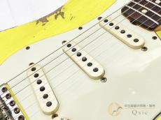 Fender 1961 Stratocaster Heavy Relic Graffiti Yellow 2022年製 【返品OK】[SMM22]【梅田店在庫】_8