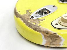 Fender 1961 Stratocaster Heavy Relic Graffiti Yellow 2022年製 【返品OK】[SMM22]【梅田店在庫】_9