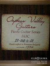 Orpheus Valley Guitars オルフェウス・ヴァレー・ギターズ F63C 杉・ローズウッド 【日本総本店2F在庫品】_4