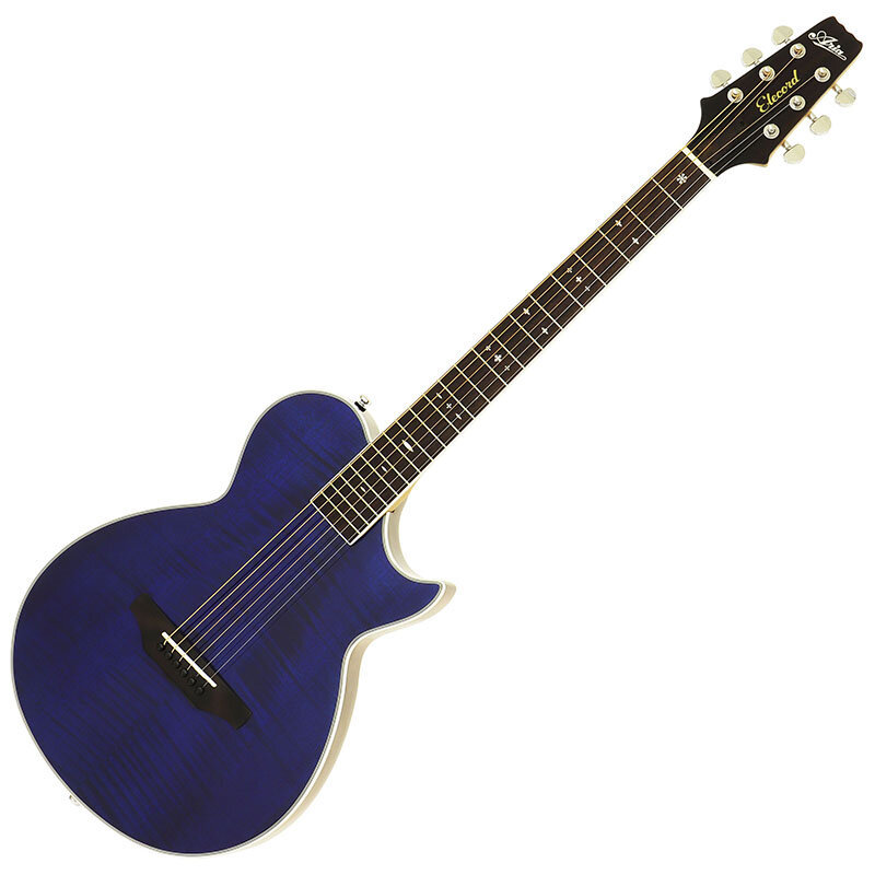 Aria エレアコ guitar 青 ハードケース その他セット 初心者 Aria エレアコ guitar 青 ハードケース その他セット 初心者