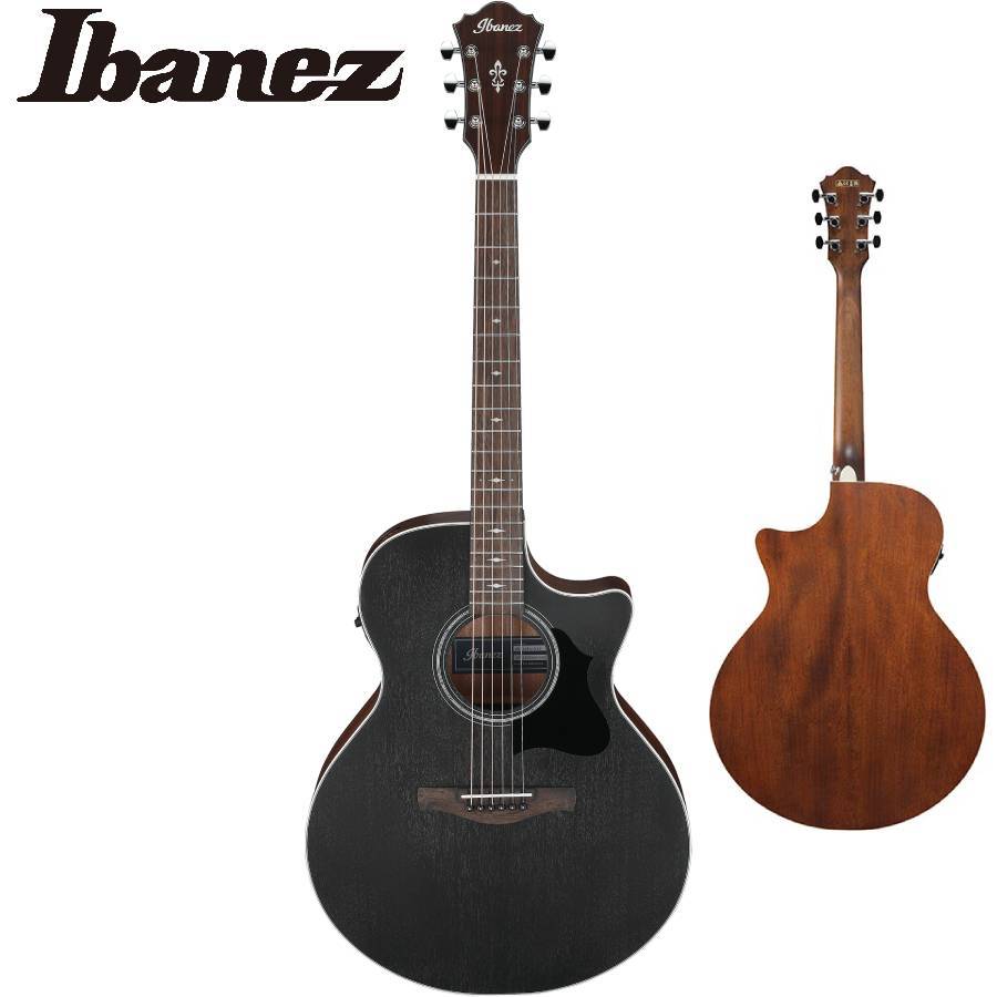 大人気新品 Ibanez - 控え目 AE140 Weathered Black（保証期間内） ギター