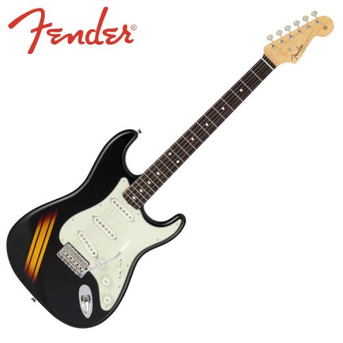 Fender Made in Japan Traditional 2025 Collection 60s Stratocaster Competition Black/3-Color Sunburst