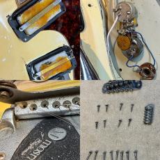 Mosrite 1964 Mk1 Ventures Model Original Pearl White!!_13