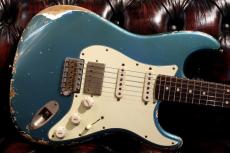 XOTiC XSC-2 Master Grade Flame Maple Neck Heavy Aged ~Vintage Lake Pracid Blue~