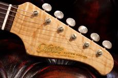 XOTiC XSC-2 Master Grade Flame Maple Neck Heavy Aged ~Vintage Lake Pracid Blue~_4