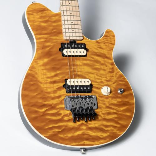 MUSIC MAN KID Limited AXIS Trans Gold Quilted Maple Top Matching Head【3.50kg】【ミュージックマン】