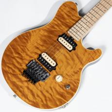 MUSIC MAN KID Limited AXIS Trans Gold Quilted Maple Top Matching Head【3.50kg】【ミュージックマン】_3