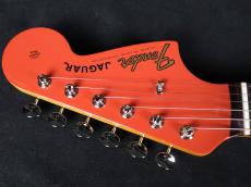 Fender FSR Made in Japan Traditional II 60s Jaguar Fiesta Red Maching Head_5