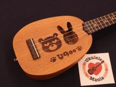 aNueNue ANN-900S Bear U900 Solid-top Mahogany Pineapple Soprano Ukulele