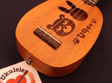 aNueNue ANN-900S Bear U900 Solid-top Mahogany Pineapple Soprano Ukulele_5