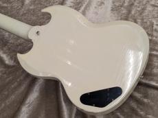 Gibson Custom Shop Murphy Lab 1963 SG Junior w/ Humbucker Light Aged Polaris White s/n 503543_11