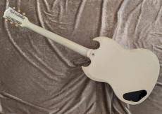 Gibson Custom Shop Murphy Lab 1963 SG Junior w/ Humbucker Light Aged Polaris White s/n 503543_14