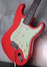 Fender Custom Shop  LTD '63 Stratocaster Journeyman Relic / Aged Fiesta Red _7