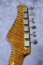 XOTiC XSC-2 Master Grade Flame Maple Neck Heavy Aged ~Lake Pracid Blue over Blue Paisley ~_7
