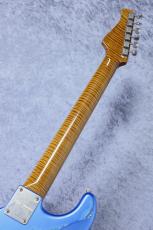XOTiC XSC-2 Master Grade Flame Maple Neck Heavy Aged ~Lake Pracid Blue over Blue Paisley ~_8