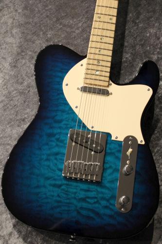 Provision TEC 5A Quilt Maple Top/Light Ash/3A Figured Maple Neck/Blue Sunburst【バリ虎ネック】【ちょい傷特価】