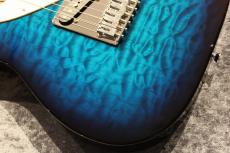 Provision TEC 5A Quilt Maple Top/Light Ash/3A Figured Maple Neck/Blue Sunburst【バリ虎ネック】【ちょい傷特価】_4