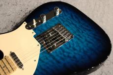 Provision TEC 5A Quilt Maple Top/Light Ash/3A Figured Maple Neck/Blue Sunburst【バリ虎ネック】【ちょい傷特価】_5