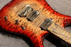 Koca Guitars Custom Order Light DC Arched 4A Quilted Maple Top/Quilted Maho Back/Pale Moon Ebony Neck & FB_7